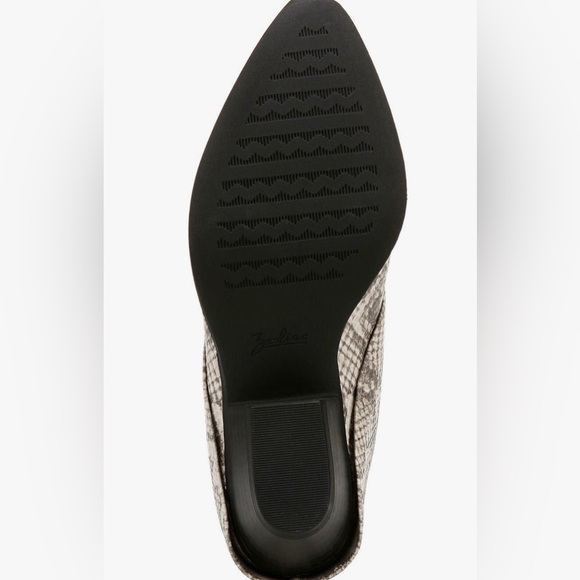 Zodiac Snakeskin Pattern Ankle Booties - Picture 9 of 9